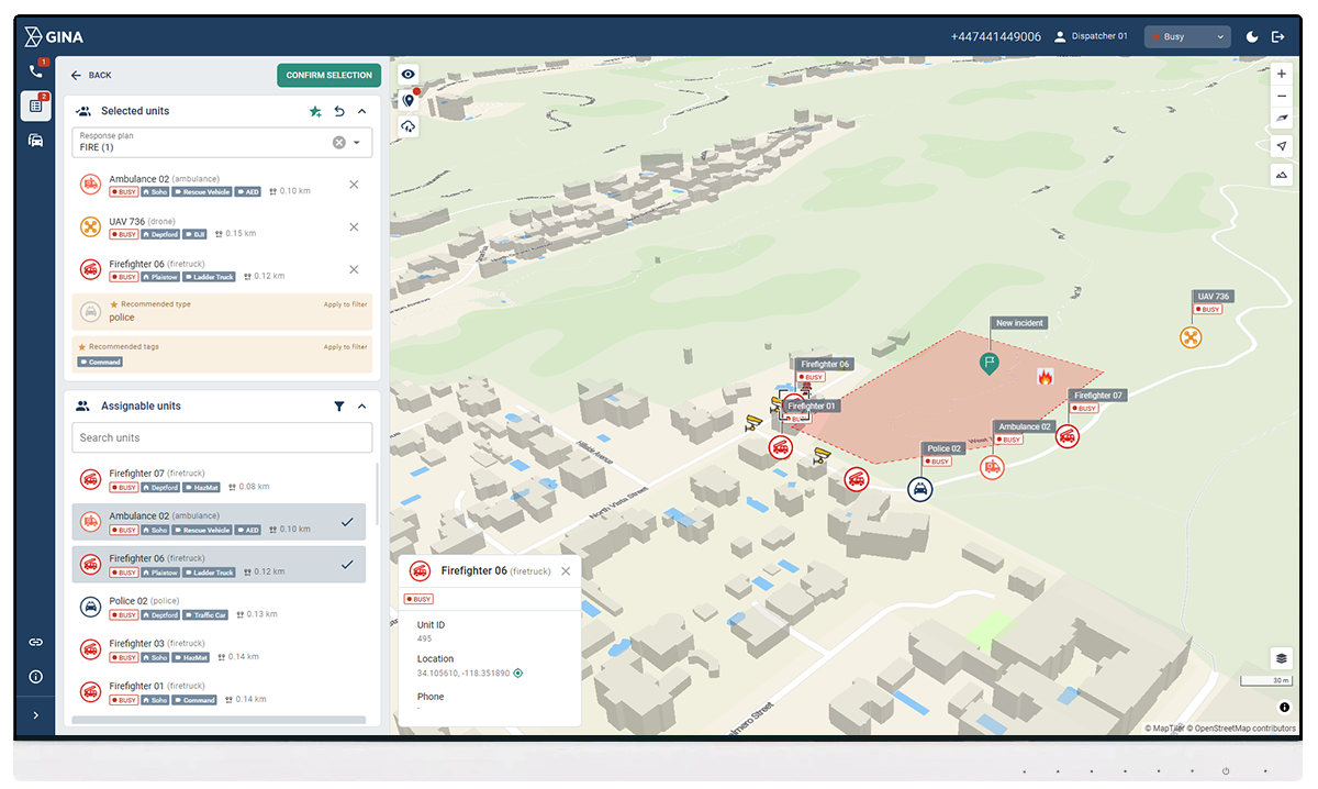 Rapid dispatching and resource management