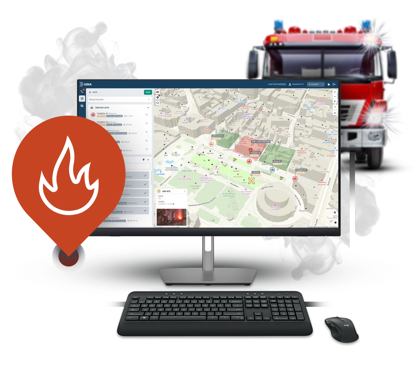 An African fire and rescue service speeds up incident response with Smart CAD